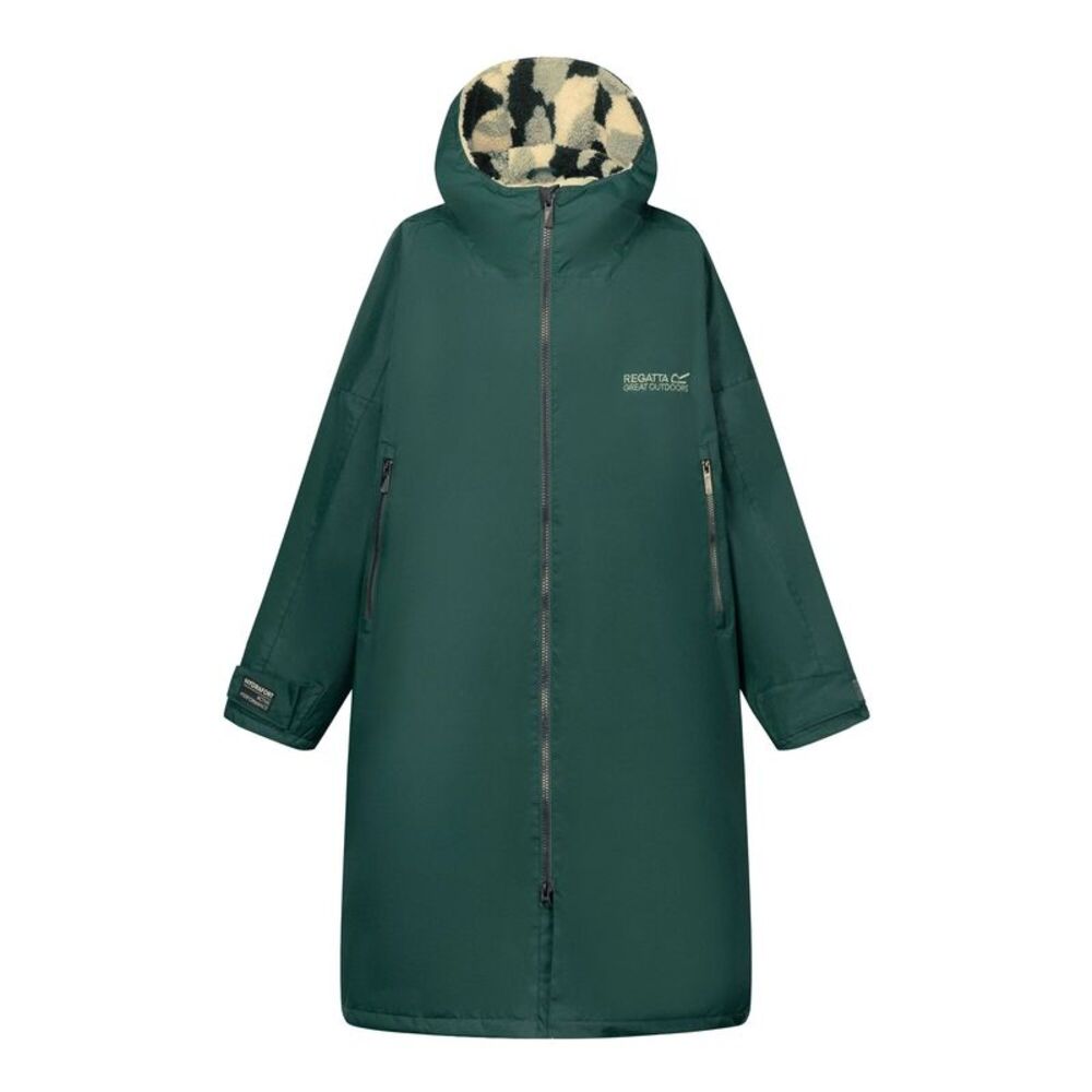 Regatta Unisex Adult Brush Stroke Changing Robe / Deep Pine